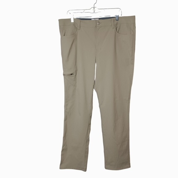 Weatherproof Other - Original Weatherproof Vtg Pants Men's 40x30 Beige Stretch Hiking Outdoor Utility